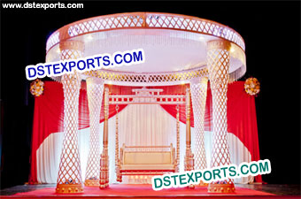 Diamond Cut Work Design Wedding Mandap