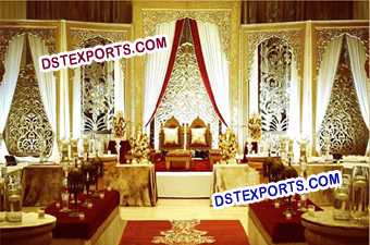 Mugal Theem Wedding Stage Backdrop Panels Walls