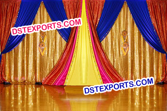 Glittering Wedding Stage Backdrop