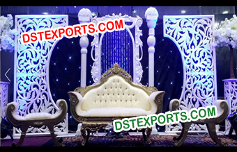 Aladdin Wedding Pillar Stage