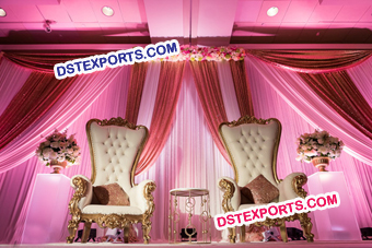 Wedding Bollywood Throne Chairs