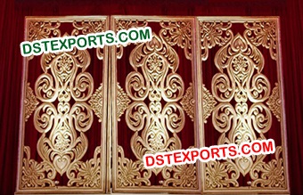 Muslim Wedding Carved Fiber Glass Back Walls