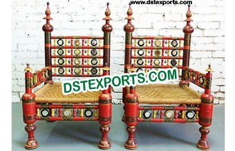 Punjabi Wedding Traditional Chairs