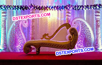 Fiber Designer Pillar Wedding Stage