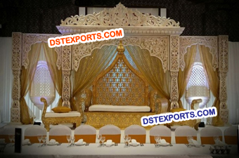Bollywood Maharani Wedding Stage Set