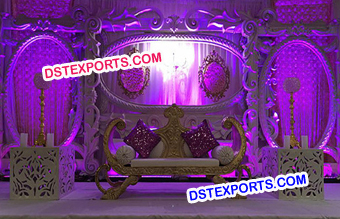 Grand Canadian Wedding Stage Decorations
