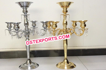 Brass Plated Candle Stand