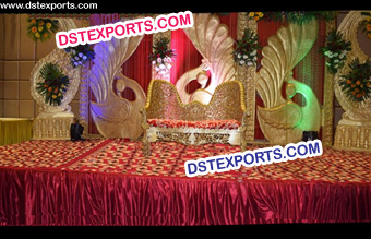 Indian Wedding Peacock Theem Backdrop Panels