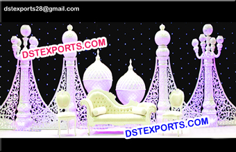Latest Marrocan Style Wedding Stage Set
