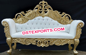 Designer Royal Carved Wedding Couch