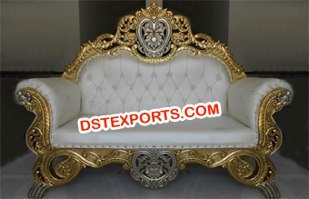 Engagement Wedding Carved Sofa Set