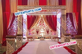 Grand Crystal Swirl Mandap