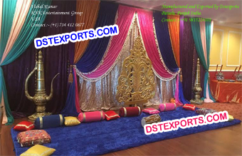 Indian Mehndi Stage Decoration Set