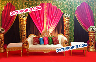 Embrodried Arch Type Backdrops