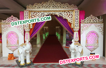 Rajastani Wedding Carved Welcome Gates