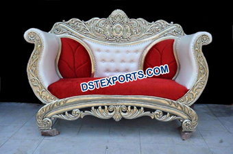 Elegant Two Seater Bride Groom Sofa