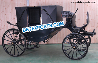 Royal Horse Drawn Covered Victoria Carriage