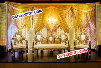Fully Crystal Pillar Stage Decoration