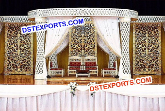 Muslim Wedding Crystal Mandap