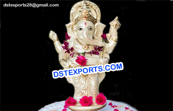 Table Decoration Fiber Ganesha Statue