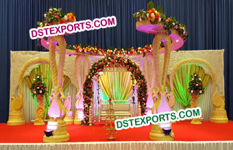 Peacock Wood Mandap