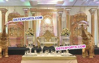 Rajwada Theme Fiber Stage Set