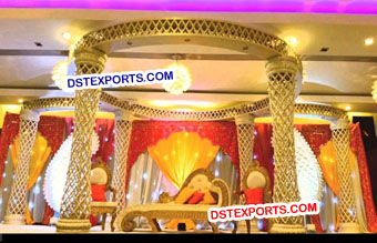 Fantastic Royal Look Crystal Mandap