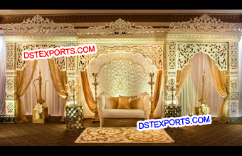 Heavy Carved Muslim Wedding Stage