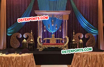 Latest Wedding Paisleys Decoration Stage