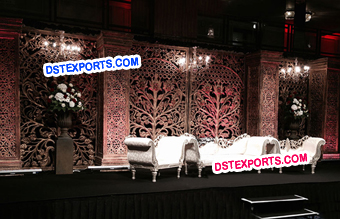 Muslim Wedding Ceremony Stage Set