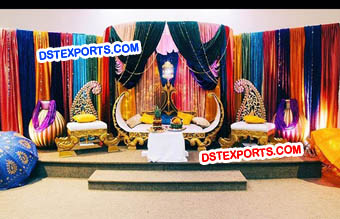 Modern Wedding Stage King Sofa