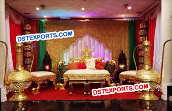 Wedding Mehandi Stage Decors