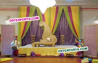 Punjabi Wedding Sangeet Stage Decors