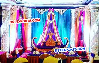 Royal Asian Wedding King Stage Set