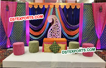 Muslim Nikah Mehnadi Stage Furnitures