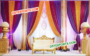 Simple Wedding Stage Decoration