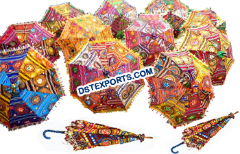 Traditional Handmade Colorful Indian Parasols