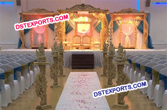 Indian Wedding Mandap Wooden Design