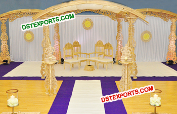 Designer Carved Wedding Mandap