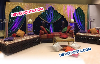 Moroccan Theme Wedding Stage Decoration
