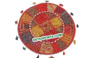 Rajasthani Cushion Round Pillow