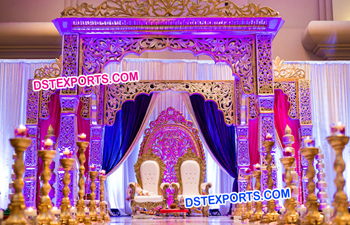 Traditional Fiber Wedding Mandap