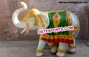 Fiber Elephant Statue