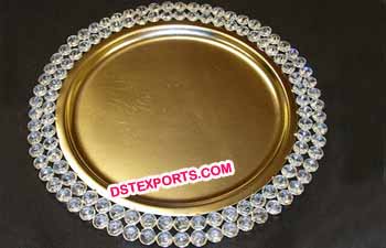 Metal Crystal Charger Plates