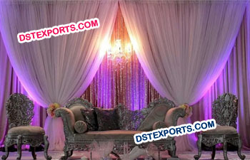 Latest Design Silver Wedding Furniture