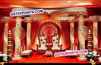 Indian Fiber Crystal Wedding Mandap