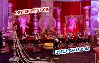South Indian Wedding Stage Decorations