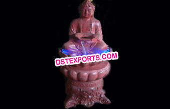 Fiber Lord Buddha Statue Cum Fountain