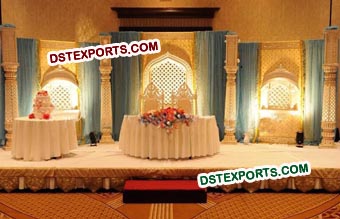 Traditional Fiber Wedding Stage