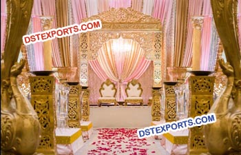 Beautiful Wedding Fiber Stage Decor